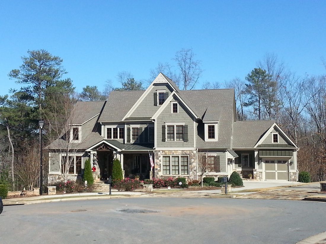 Vest Construction home exterior project in North Georgia